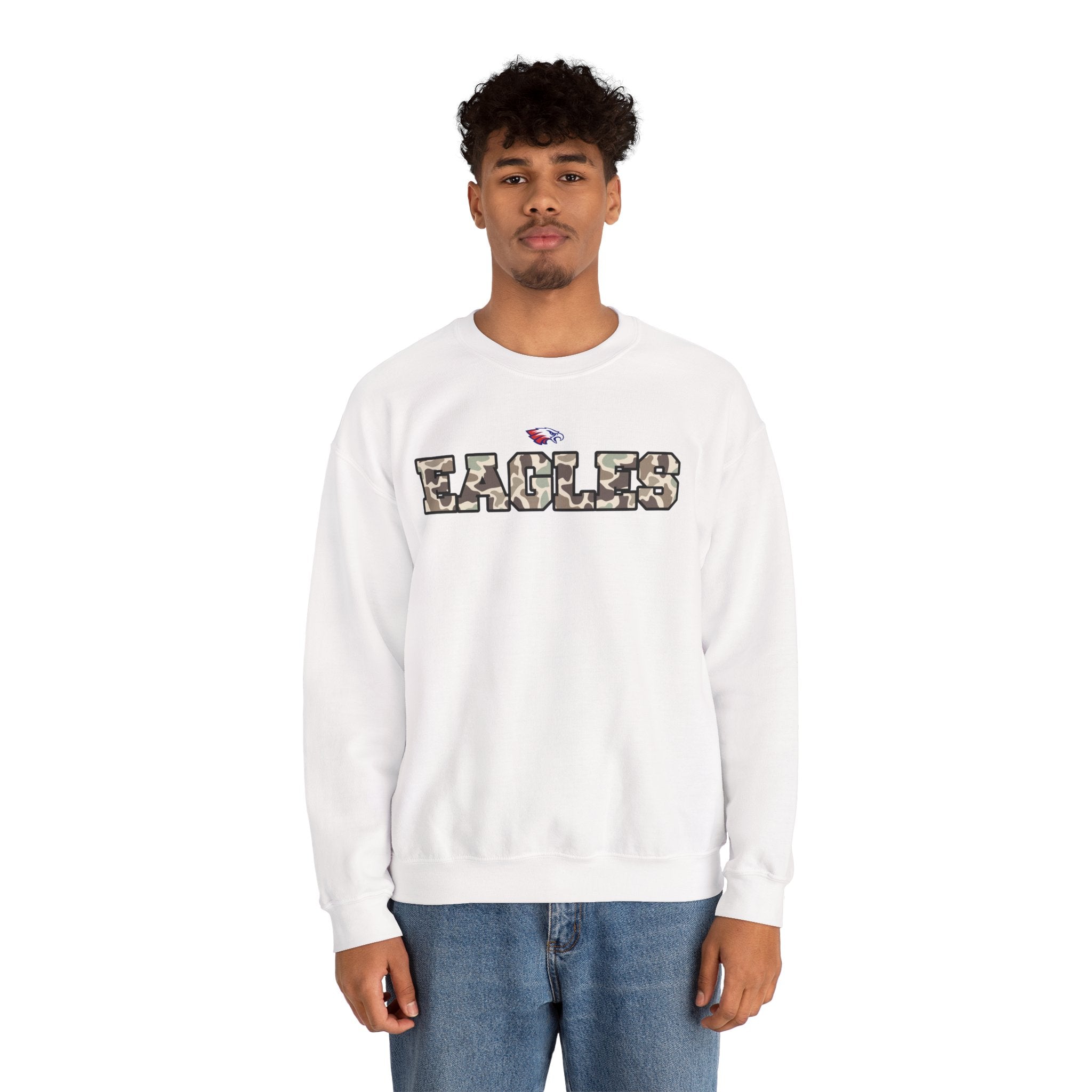 Duck Camo Eagles | Adult Crew