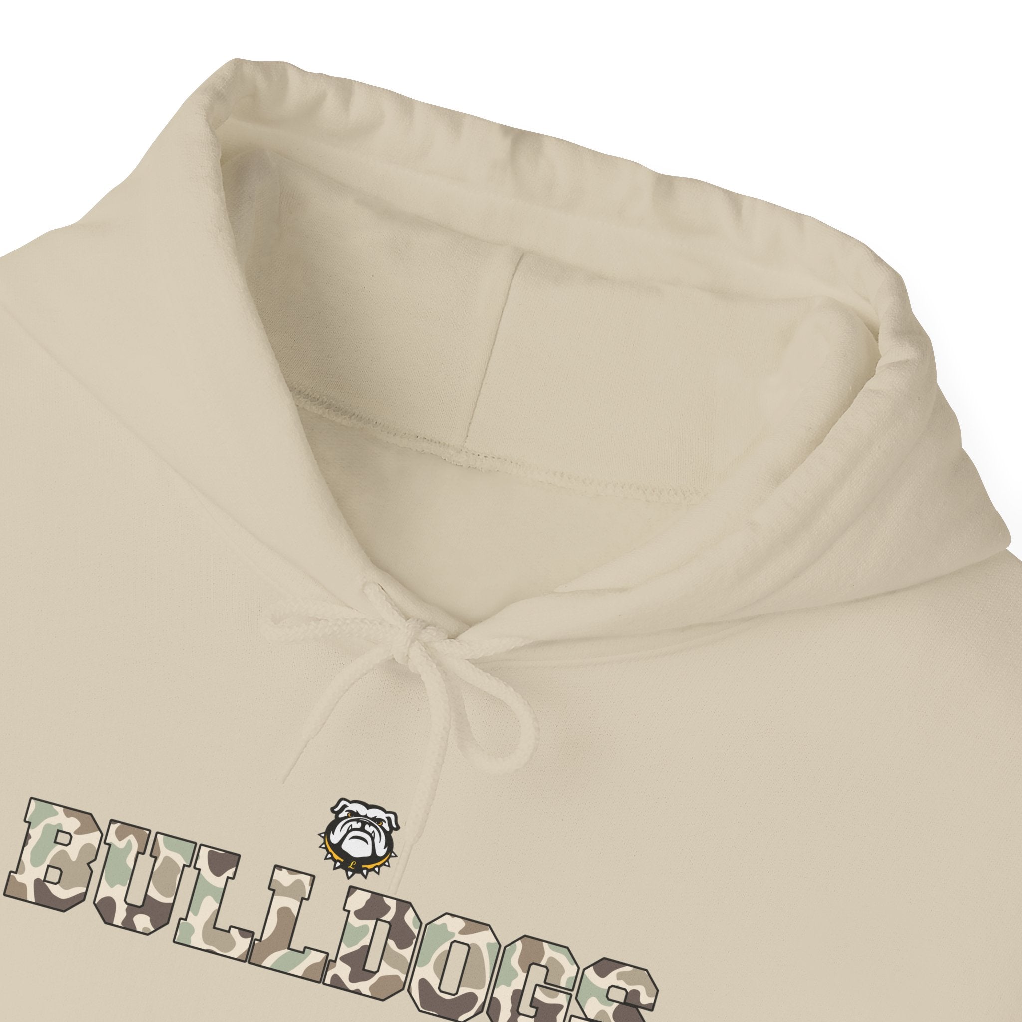 Camo Bulldog | Adult Hoodie
