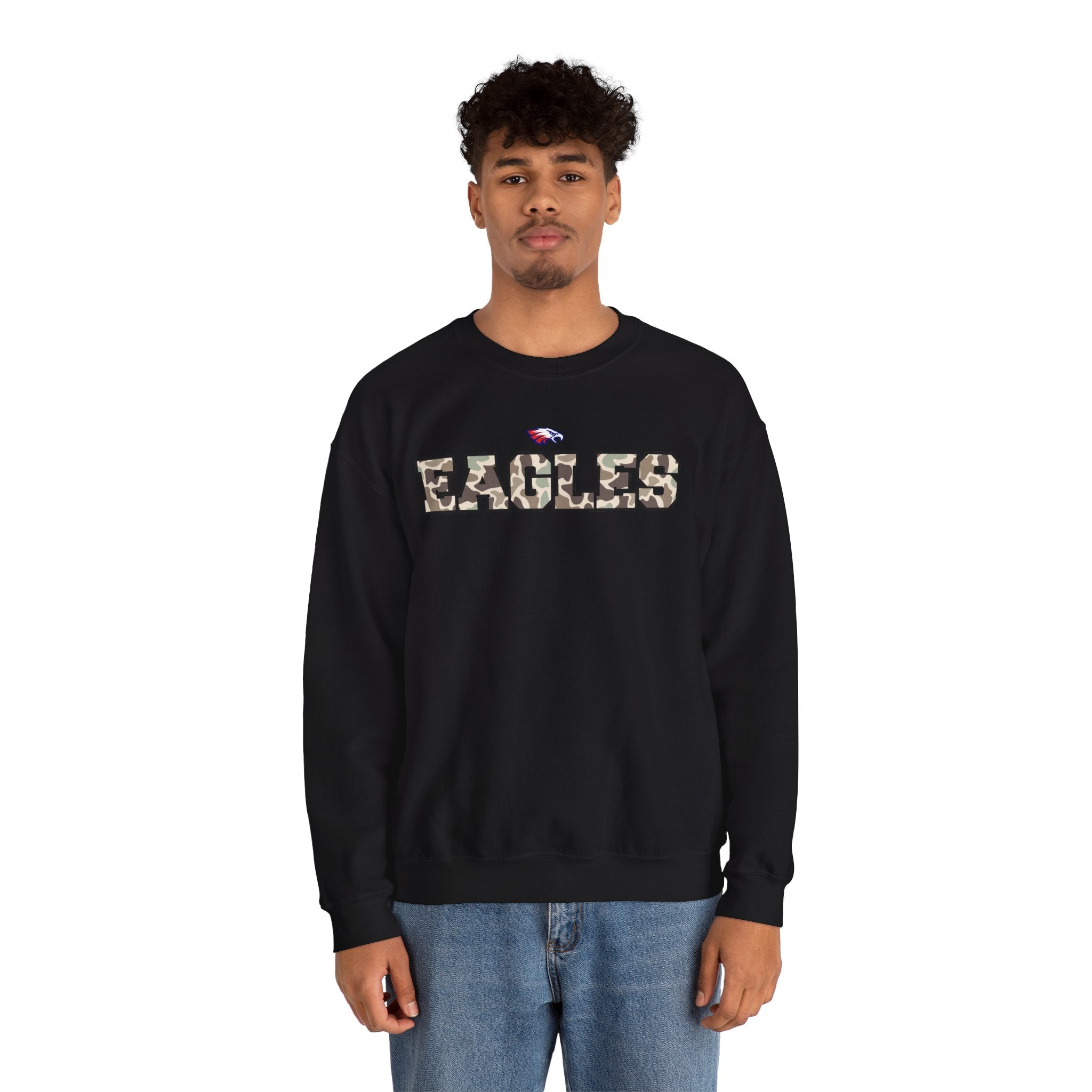 Duck Camo Eagles | Adult Crew