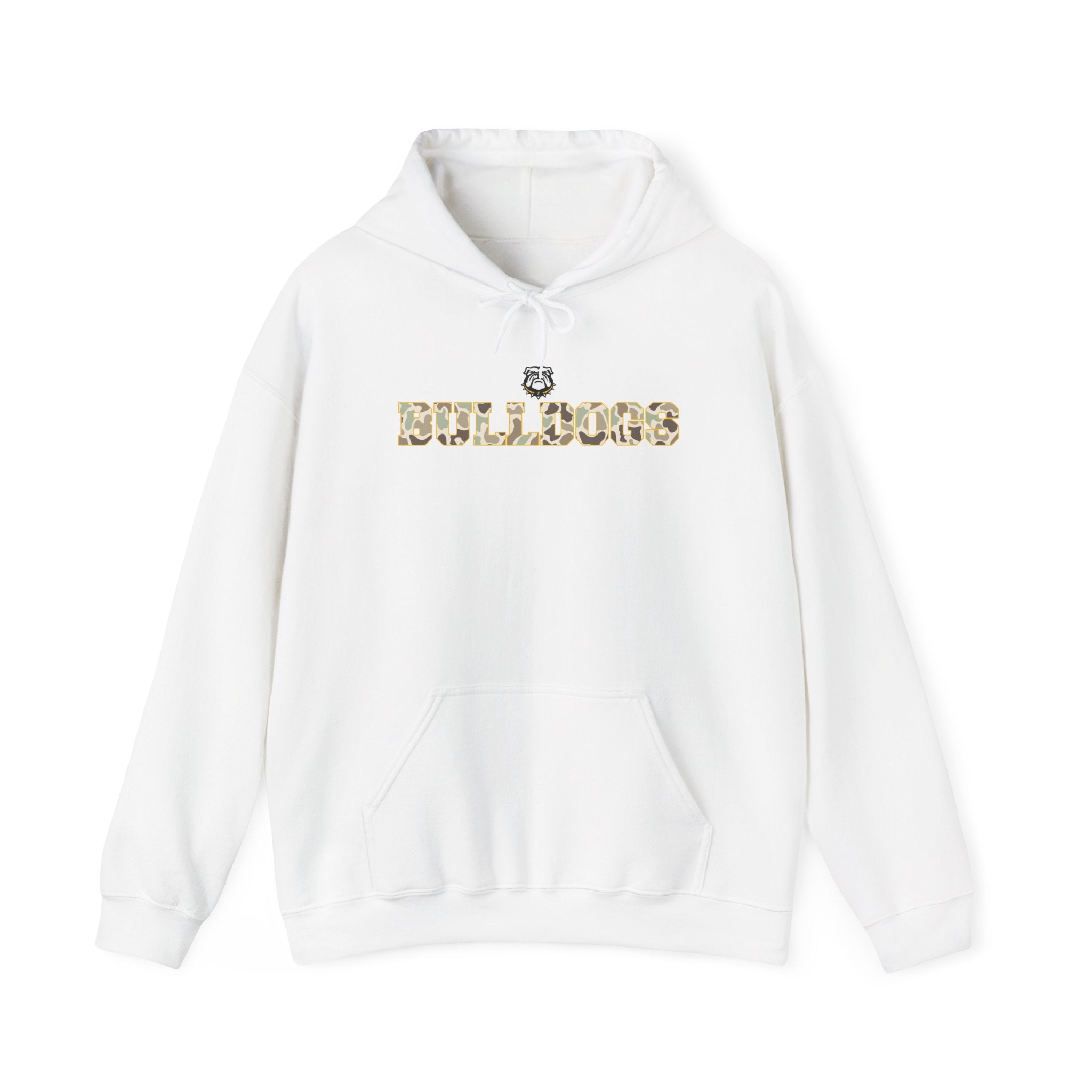 Camo Bulldog | Adult Hoodie