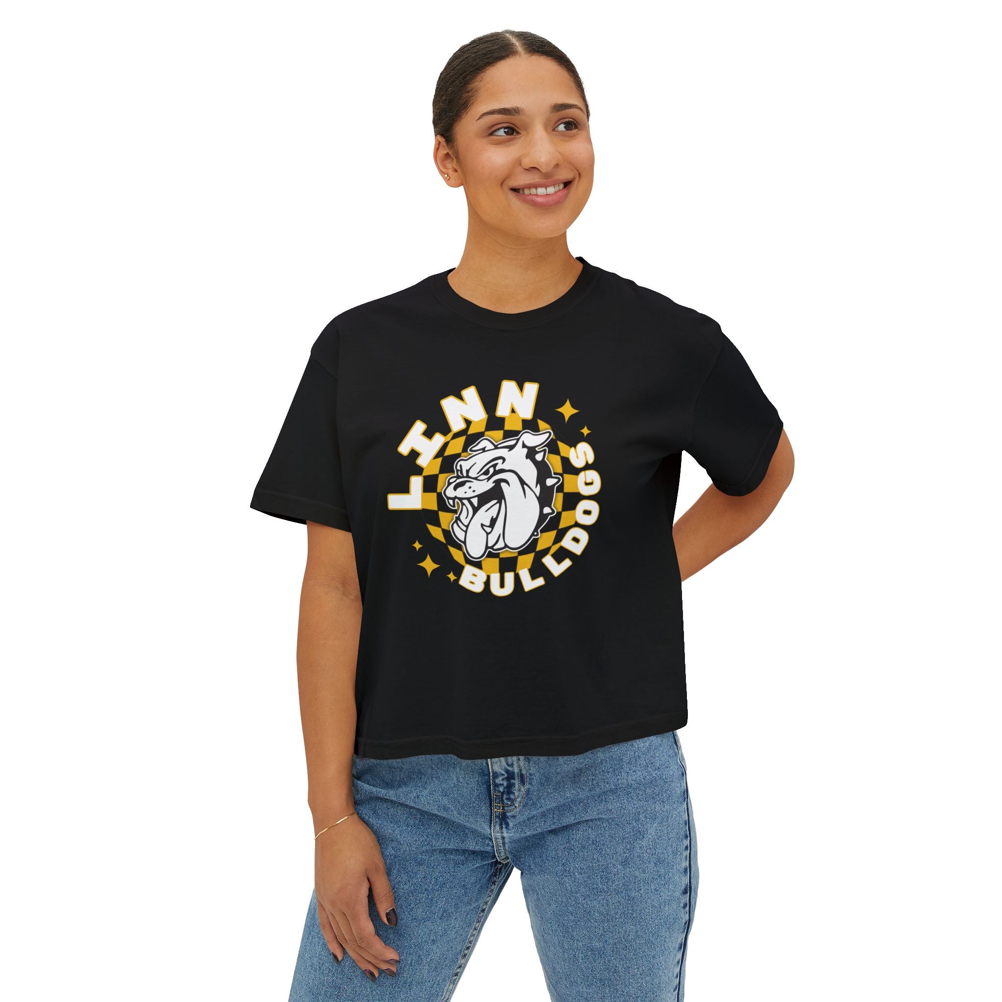 Disco Dogs | Ladies Cropped Tee