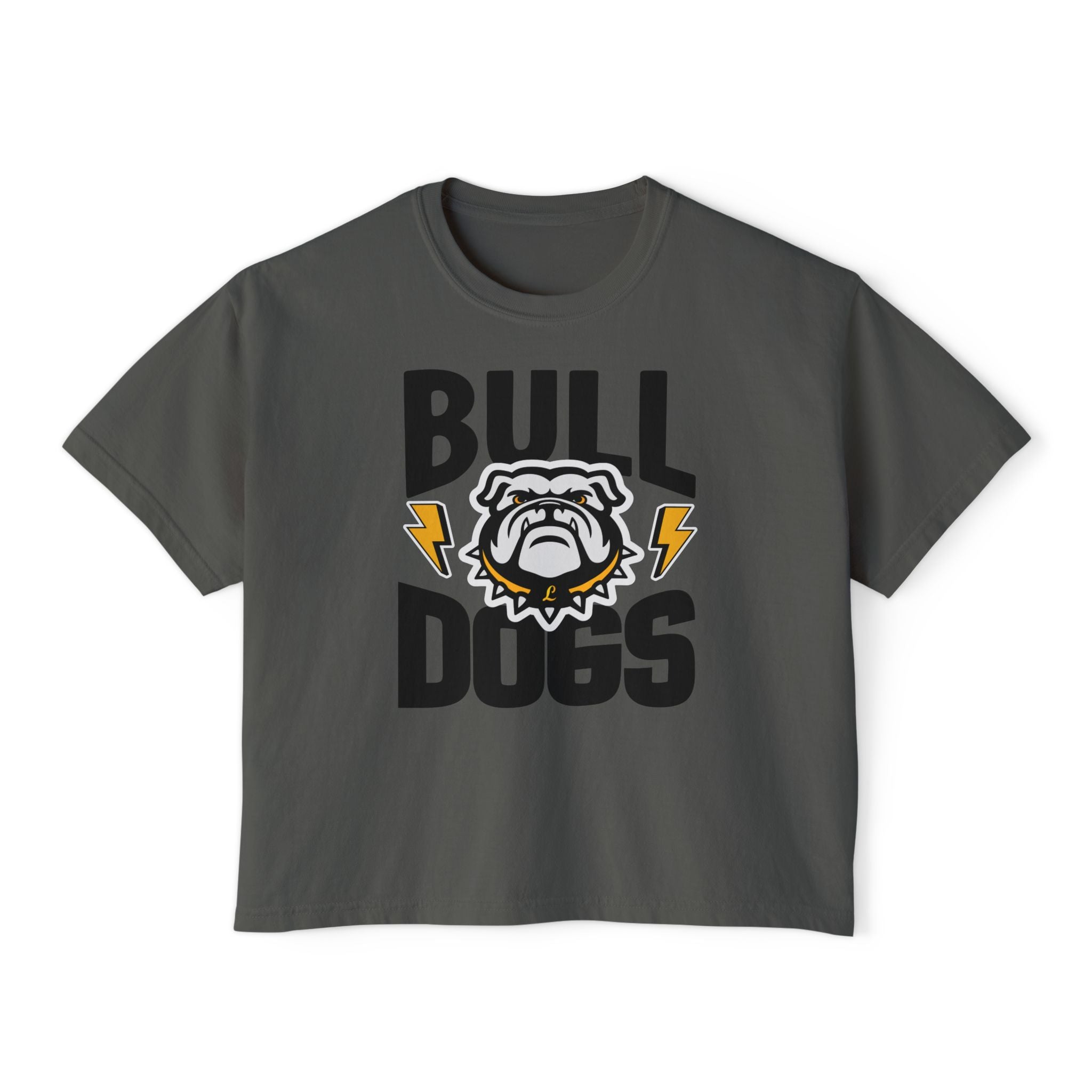 Bulldogs Bolt Tee | Ladies Cropped Tee