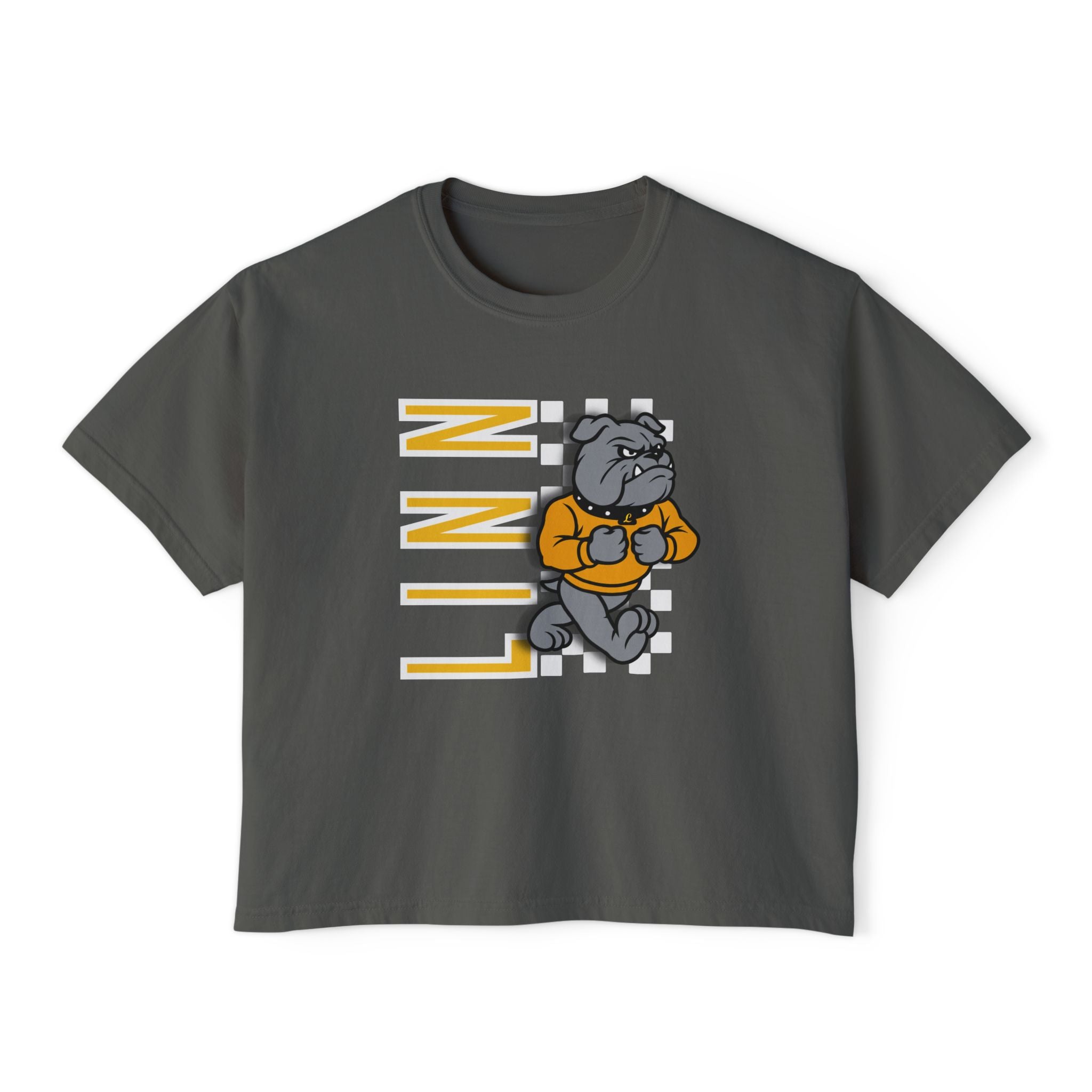 Vintage Bulldog | Ladies Cropped Tee