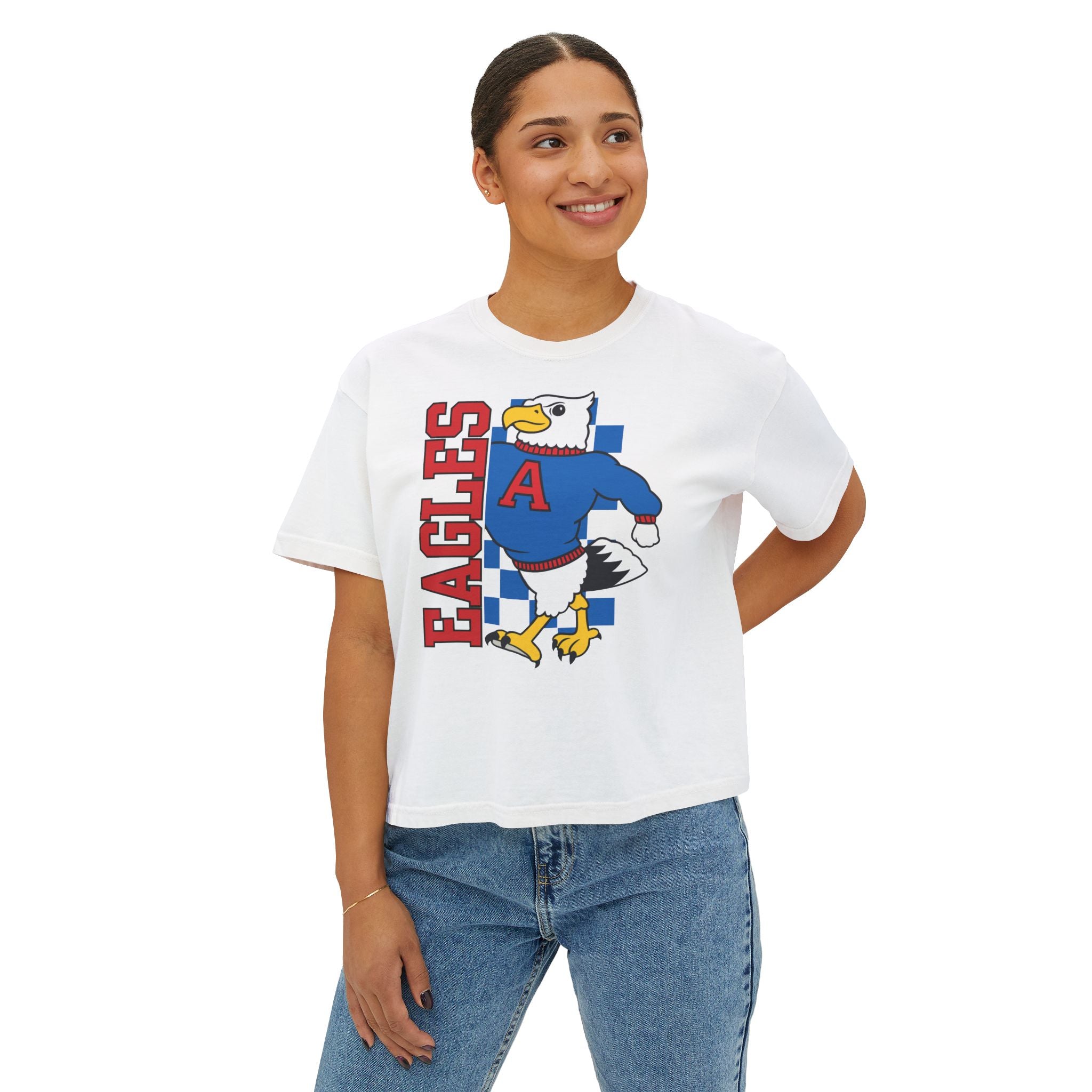 Vintage Eagle | Ladies Cropped Tee