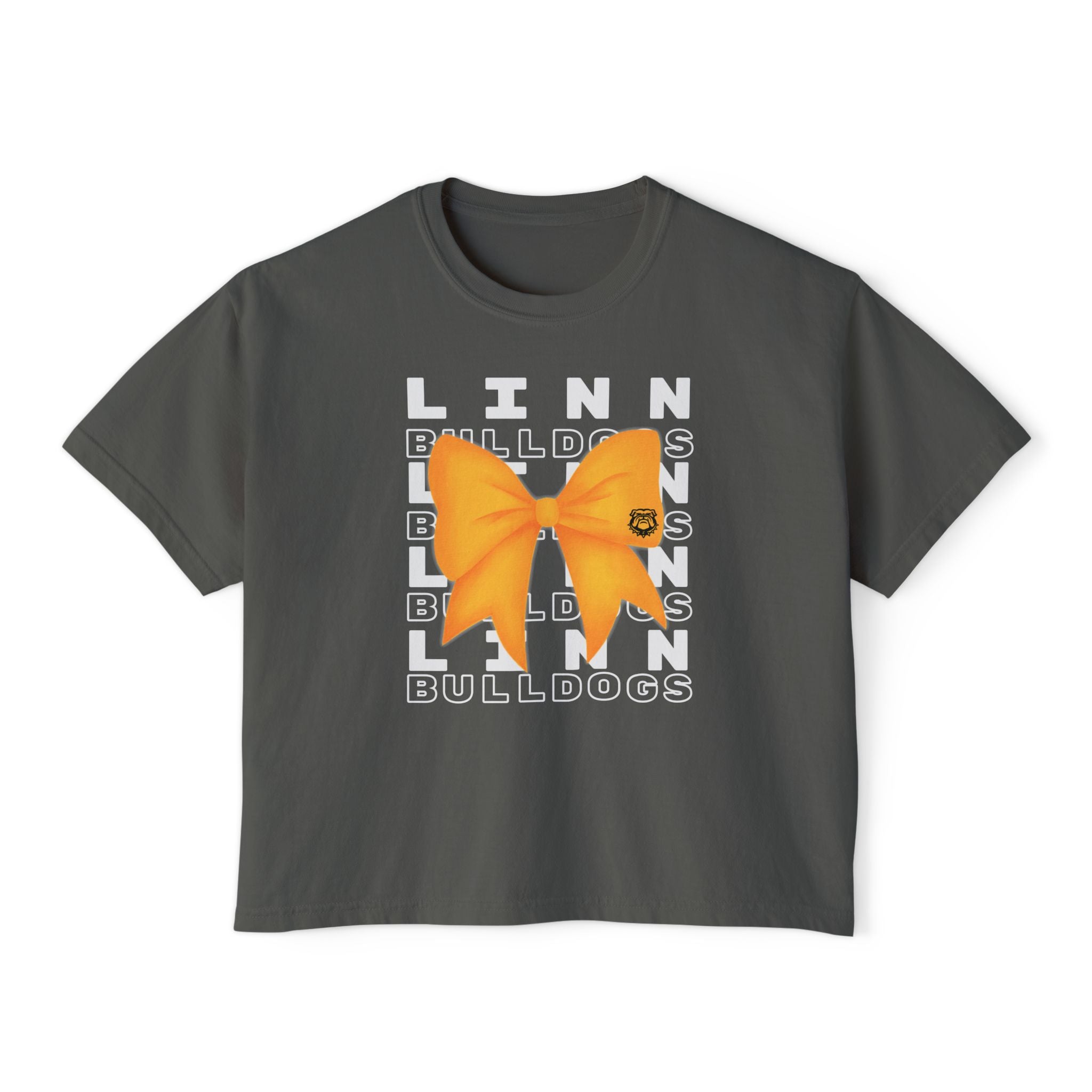 Bulldog Bow | Adult Cropped Tee