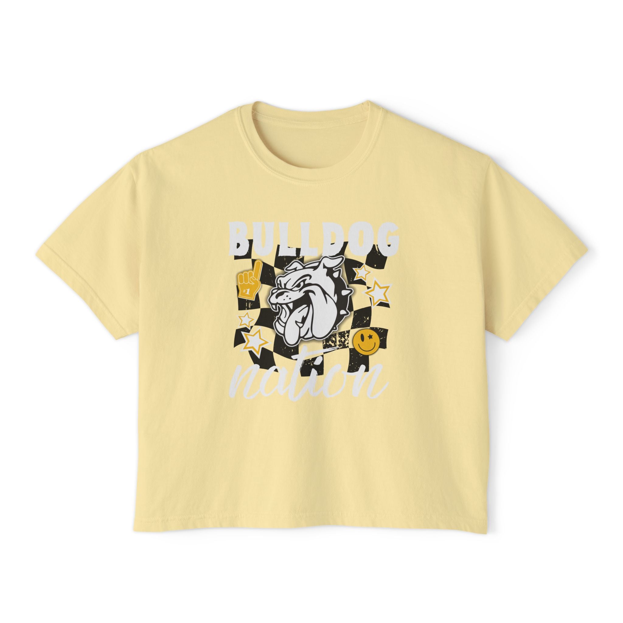 Bulldog Nation | Ladies Cropped Tee