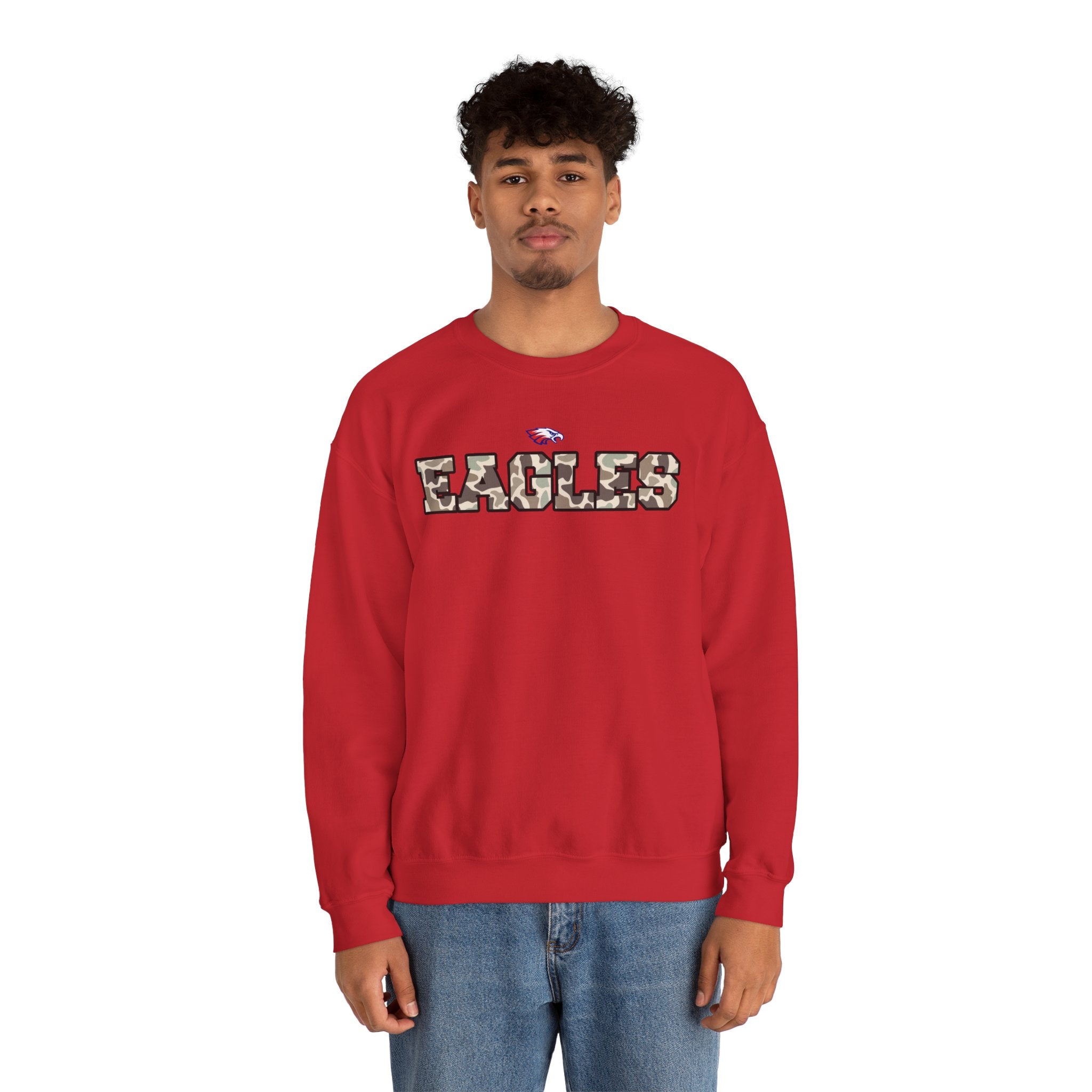 Duck Camo Eagles | Adult Crew
