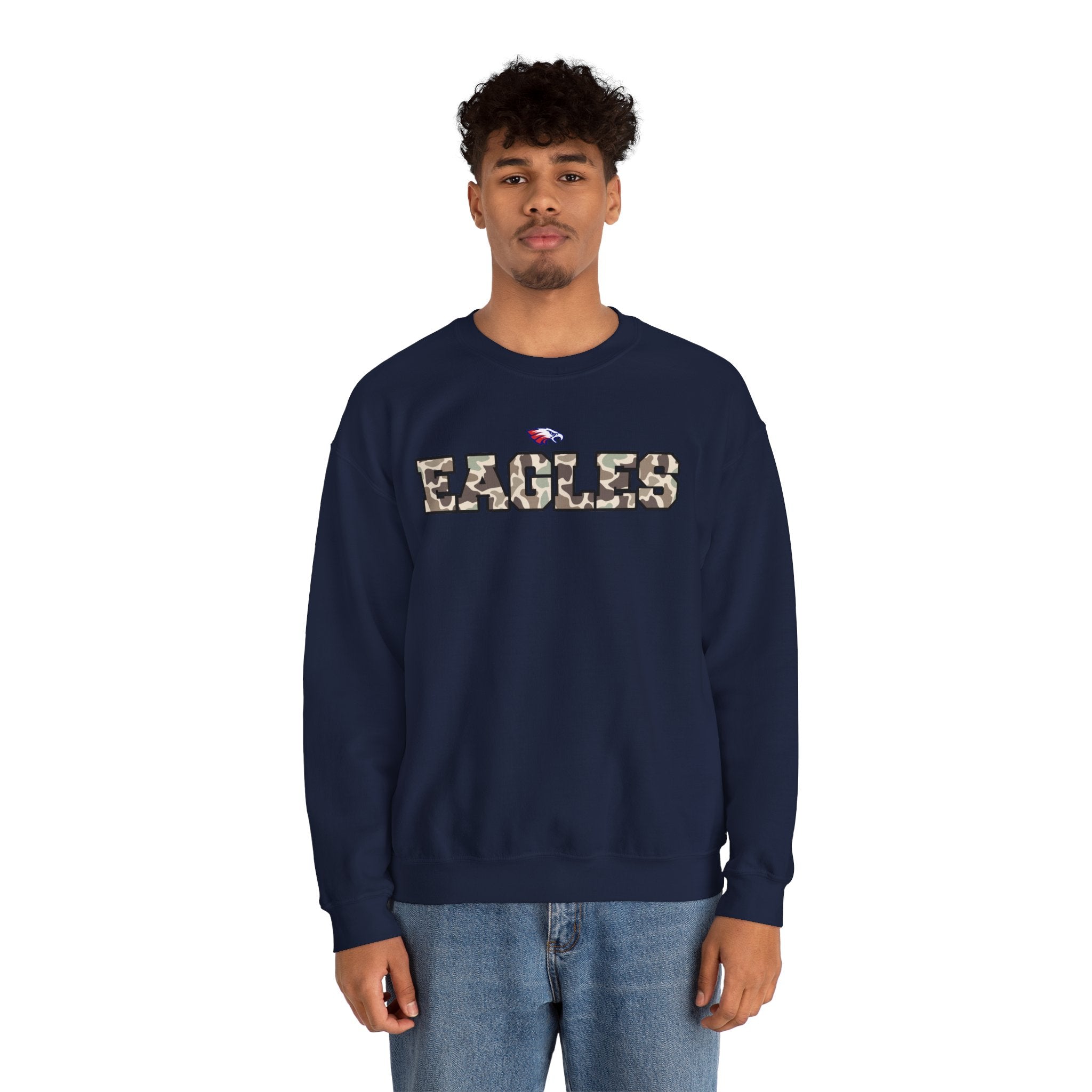 Duck Camo Eagles | Adult Crew