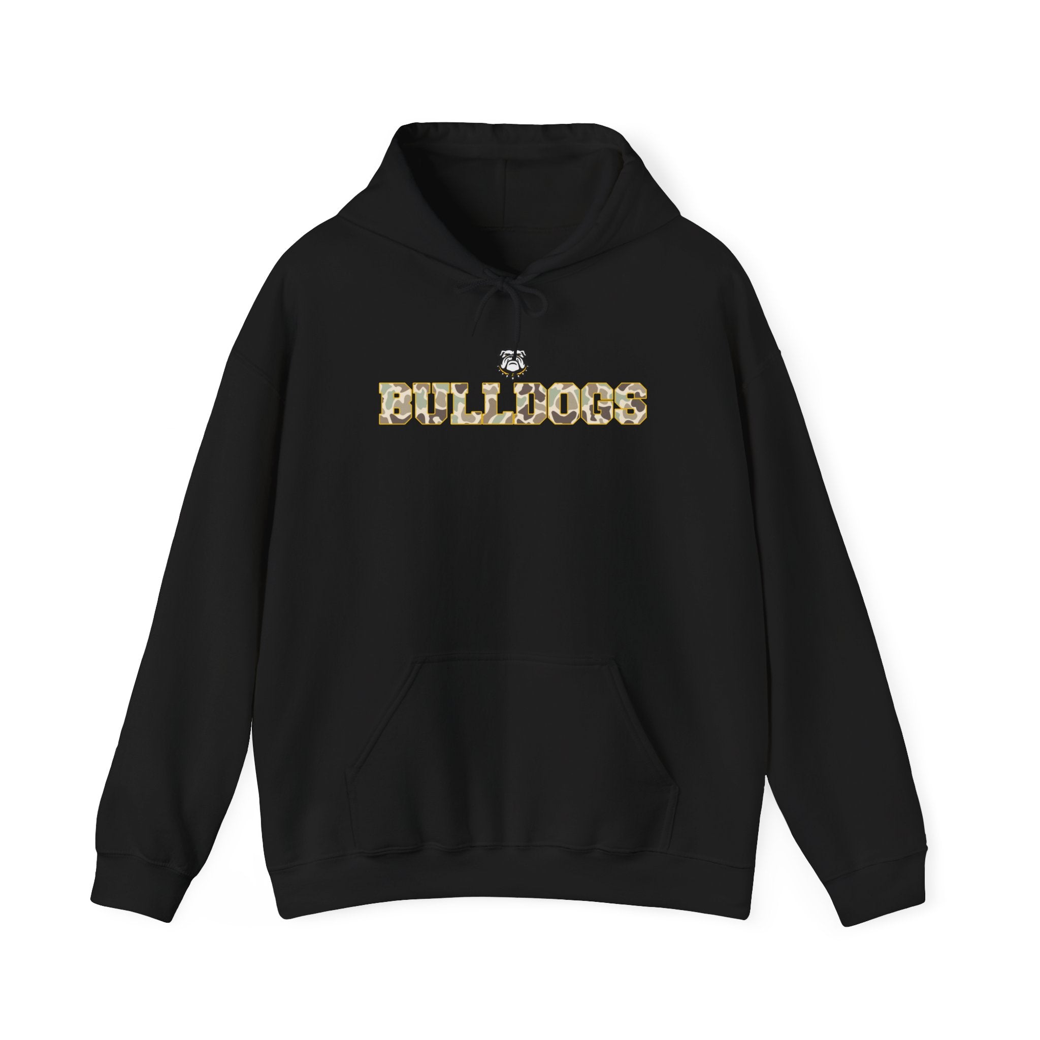 Camo Bulldog | Adult Hoodie