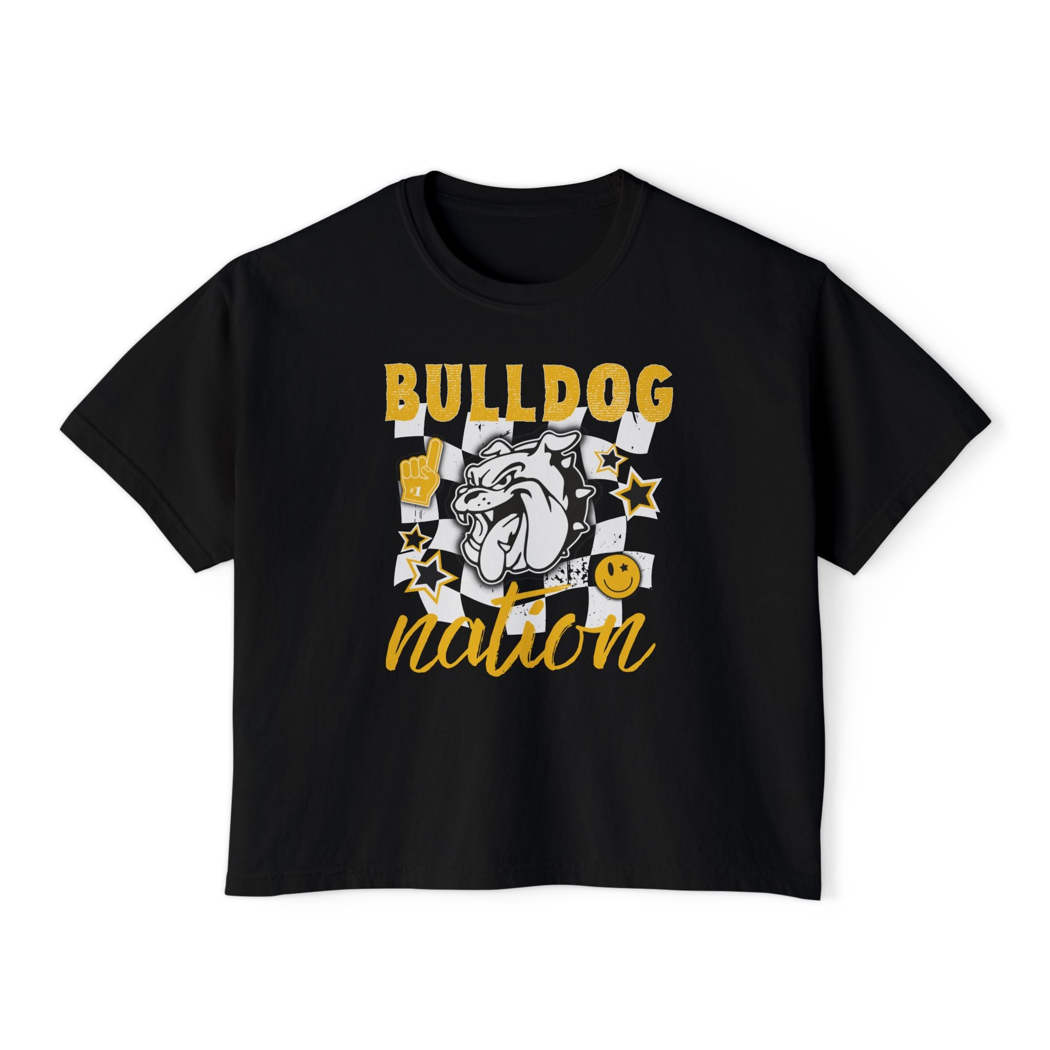 Bulldog Nation | Ladies Cropped Tee
