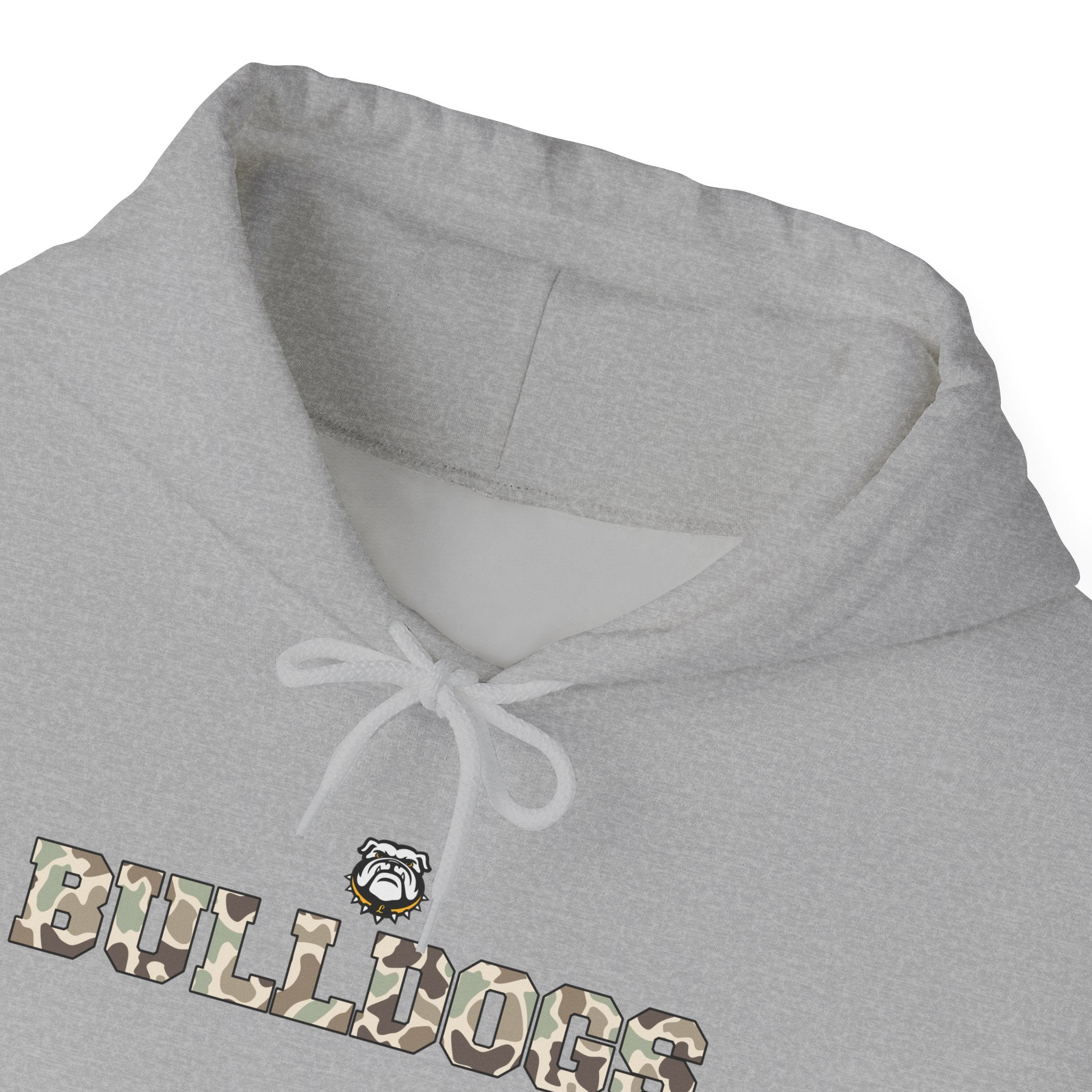 Camo Bulldog | Adult Hoodie