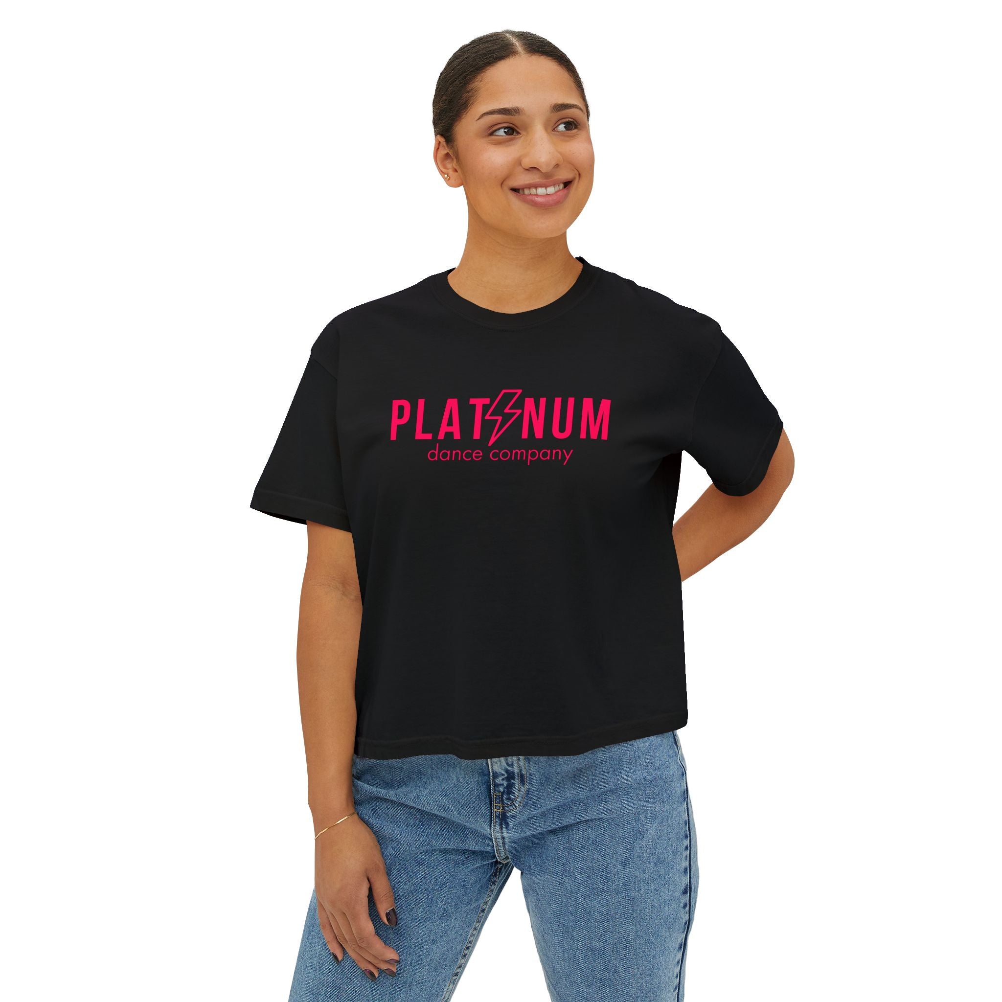Dance Company Women's Boxy Tee, Graphic Tee for Dancers, Cute Casual Top, Gift for Dance Lovers, Trendy Tee for Any Occasion