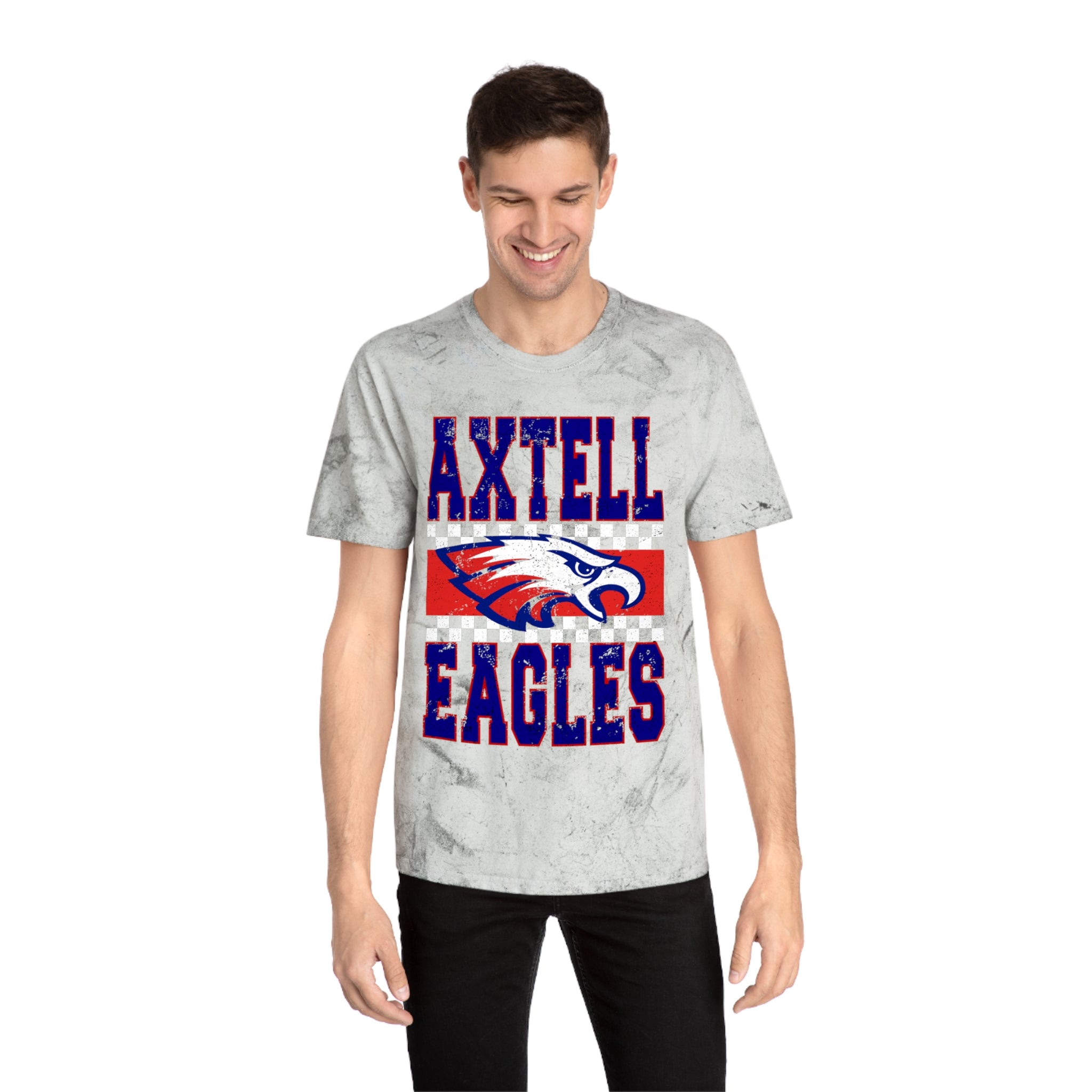 Vibrant School Spirit Tee, Unisex Color Blast T-Shirt, Sports Fan Gear, Eagle Pride Shirt, Team Event Apparel, Gift for Students