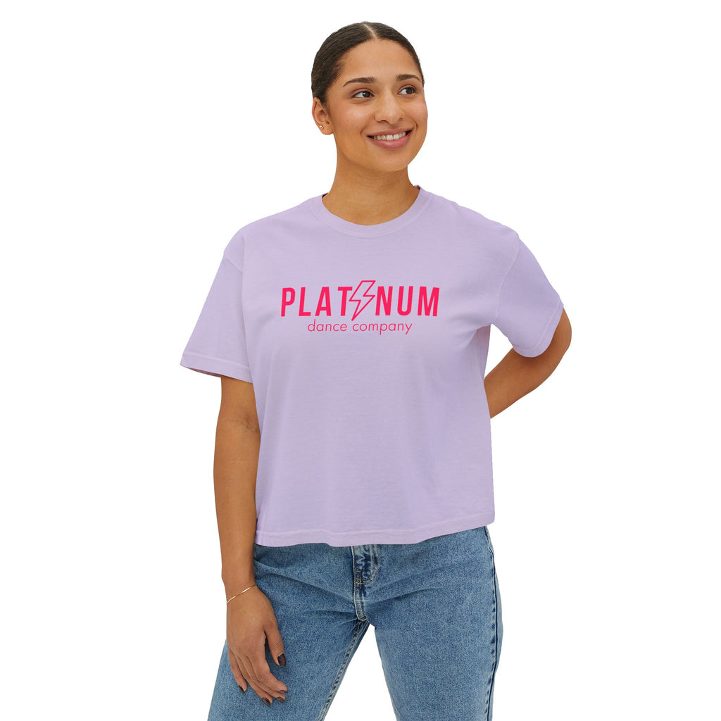 Dance Company Women's Boxy Tee, Graphic Tee for Dancers, Cute Casual Top, Gift for Dance Lovers, Trendy Tee for Any Occasion