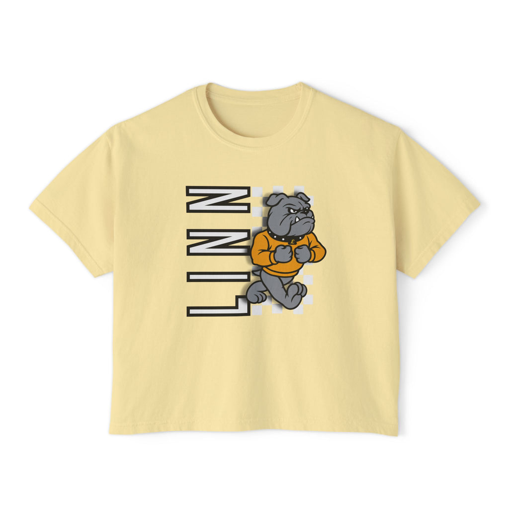 Vintage Bulldog | Ladies Cropped Tee
