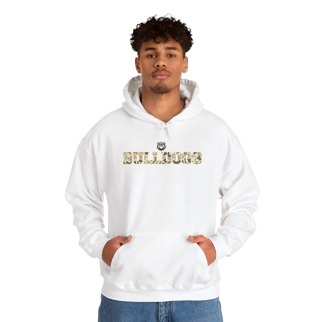 Camo Bulldog | Adult Hoodie
