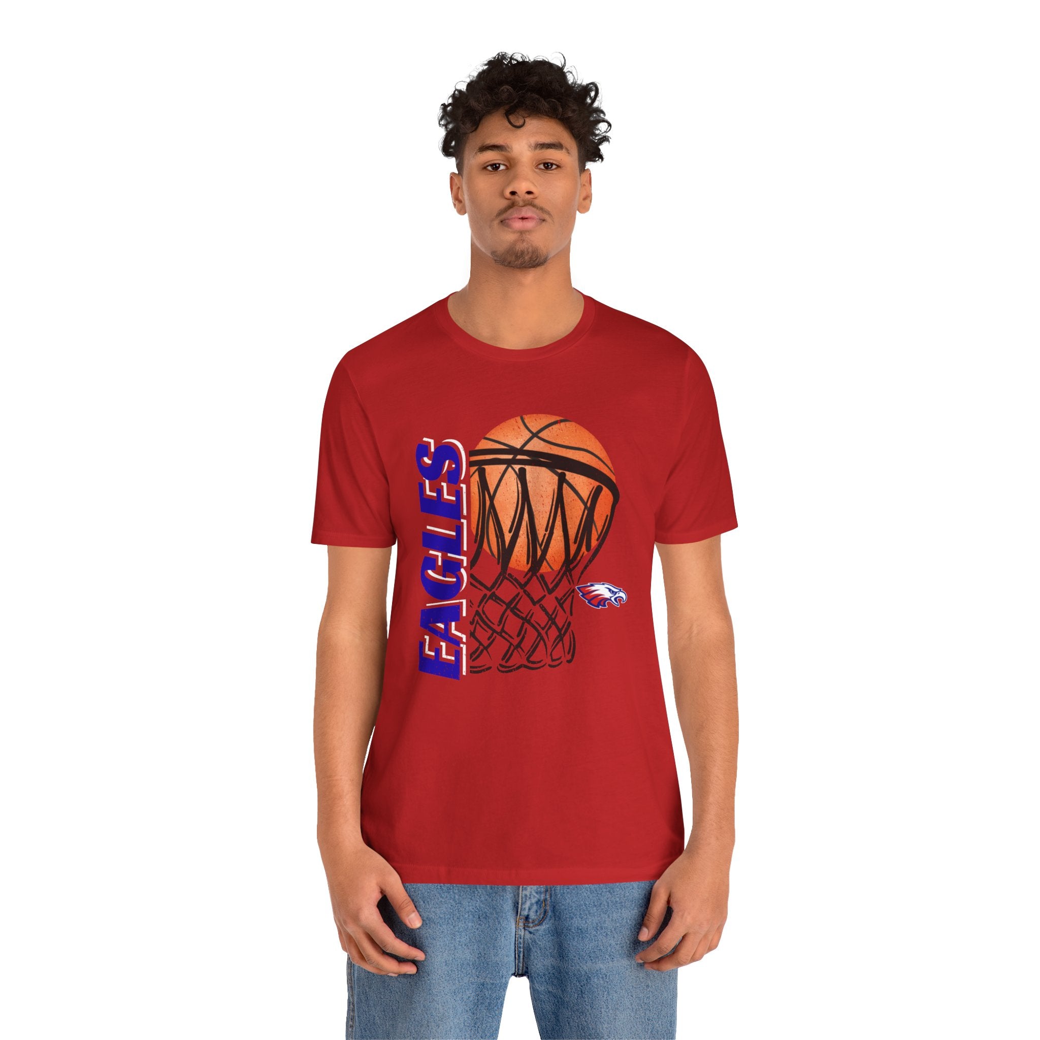 Distressed Hoops | Adult Tee