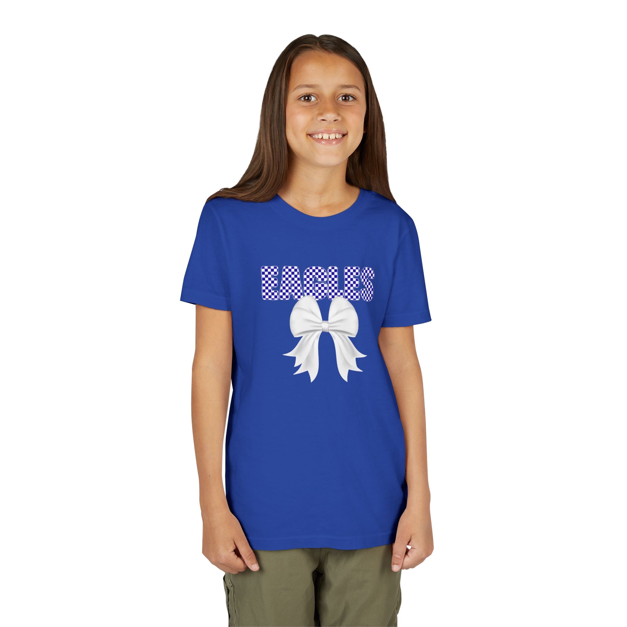 Checkered Bow | Youth Tee