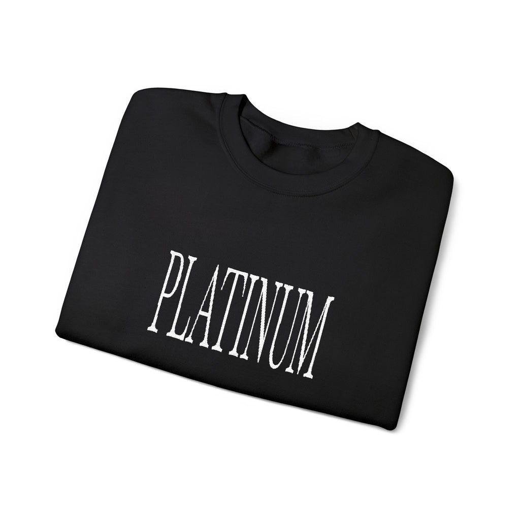 White Embroidered Platinum | Adult Crew
