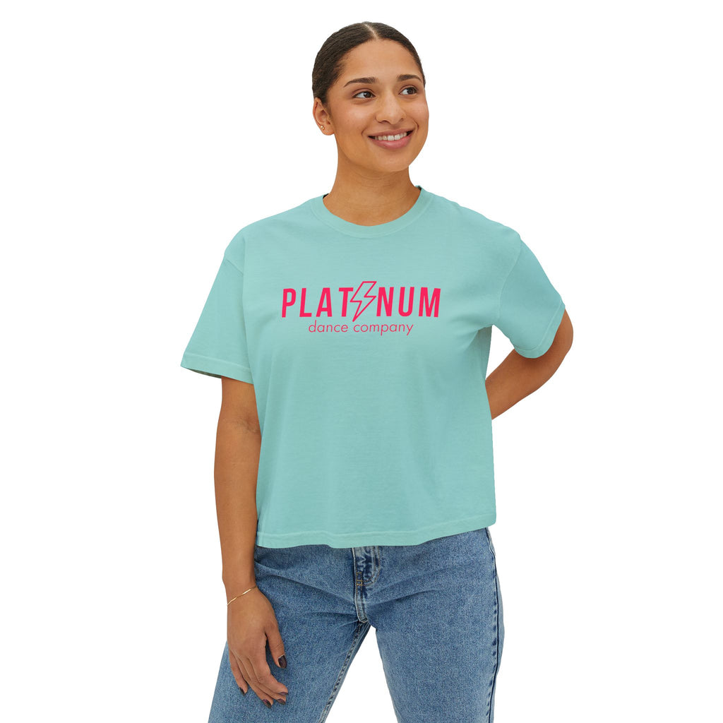 Dance Company Women's Boxy Tee, Graphic Tee for Dancers, Cute Casual Top, Gift for Dance Lovers, Trendy Tee for Any Occasion