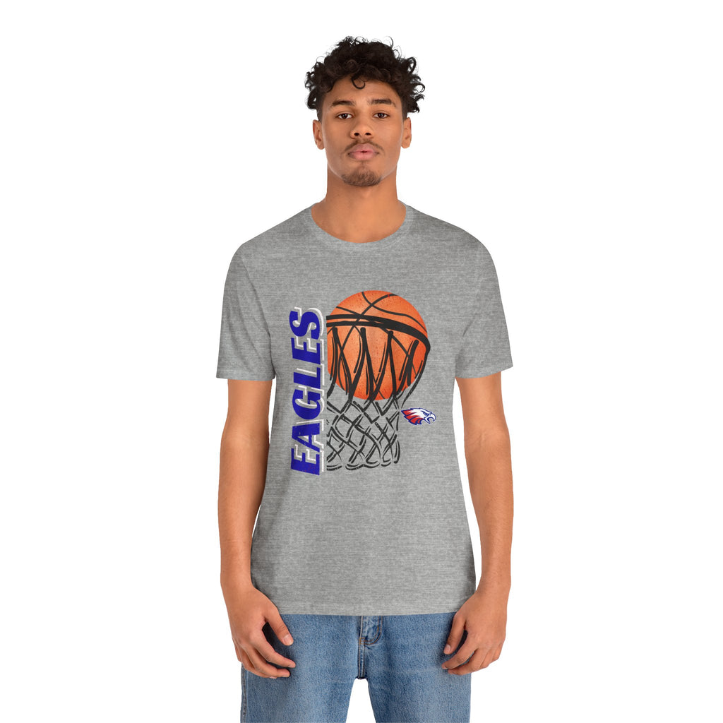 Distressed Hoops | Adult Tee