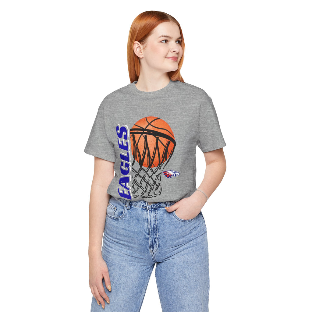 Distressed Hoops | Adult Tee