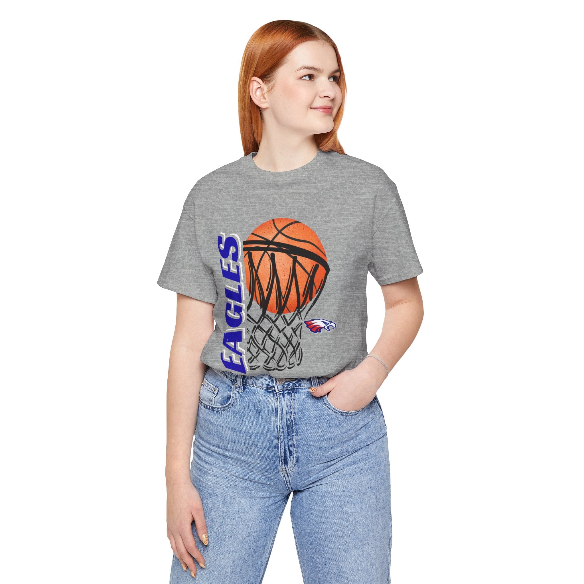 Distressed Hoops | Adult Tee