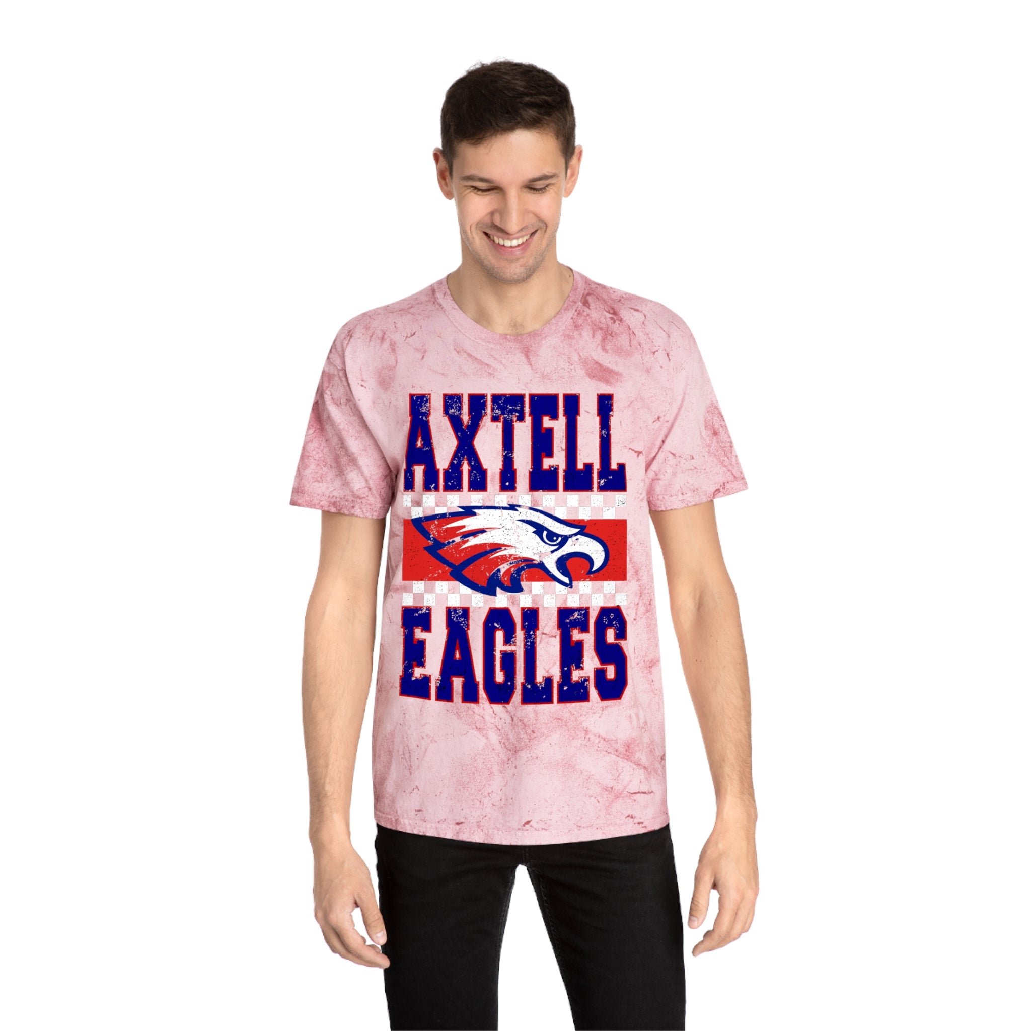 Vibrant School Spirit Tee, Unisex Color Blast T-Shirt, Sports Fan Gear, Eagle Pride Shirt, Team Event Apparel, Gift for Students
