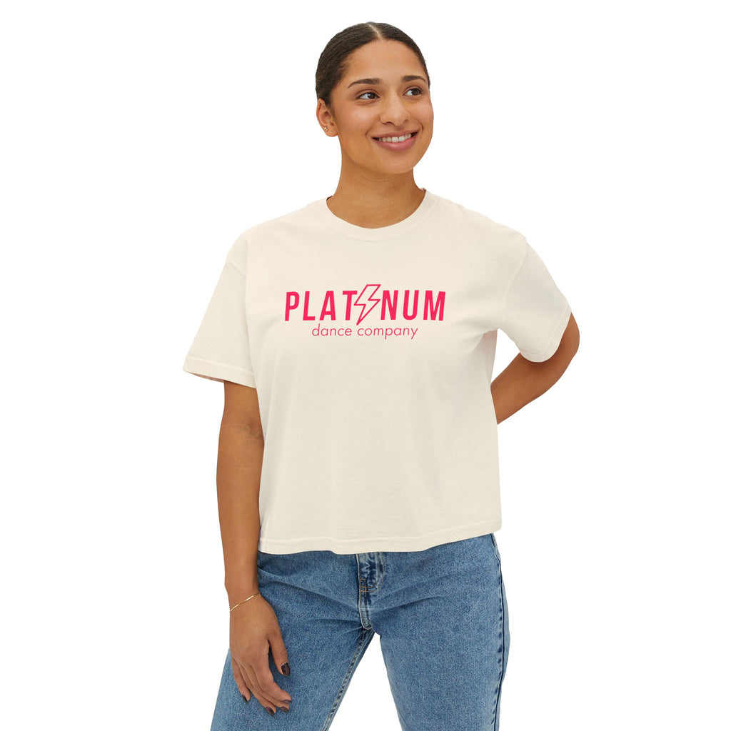 Dance Company Women's Boxy Tee, Graphic Tee for Dancers, Cute Casual Top, Gift for Dance Lovers, Trendy Tee for Any Occasion
