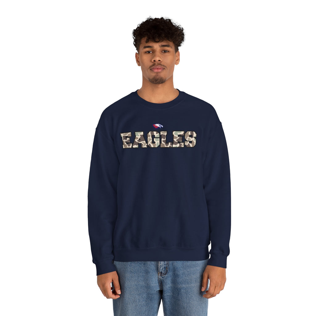 Duck Camo Eagles | Adult Crew