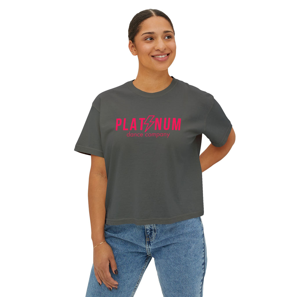 Dance Company Women's Boxy Tee, Graphic Tee for Dancers, Cute Casual Top, Gift for Dance Lovers, Trendy Tee for Any Occasion