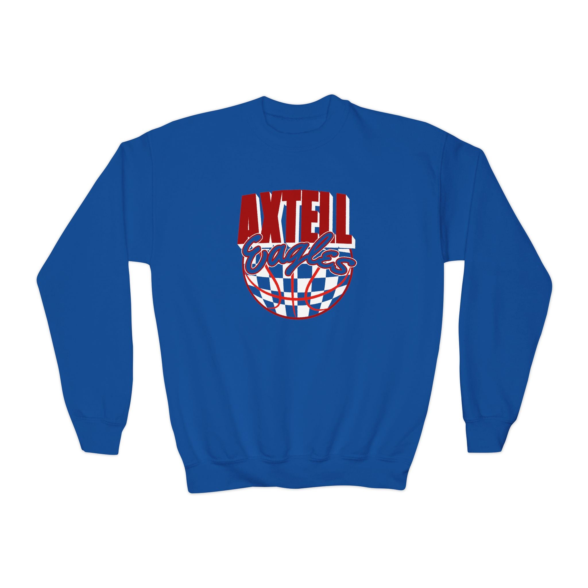 Check Bball | Youth Crewneck