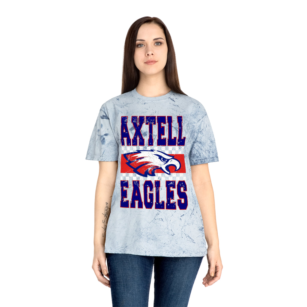 Vibrant School Spirit Tee, Unisex Color Blast T-Shirt, Sports Fan Gear, Eagle Pride Shirt, Team Event Apparel, Gift for Students