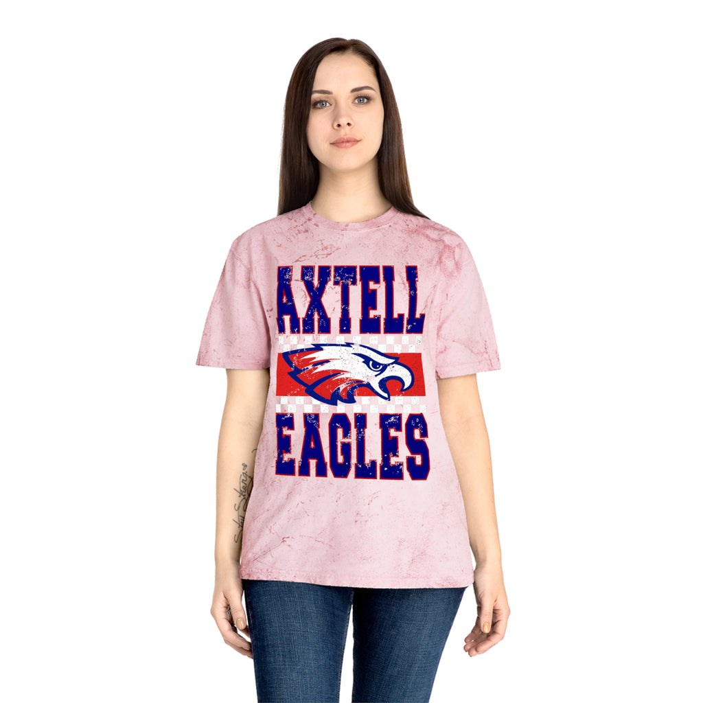 Vibrant School Spirit Tee, Unisex Color Blast T-Shirt, Sports Fan Gear, Eagle Pride Shirt, Team Event Apparel, Gift for Students