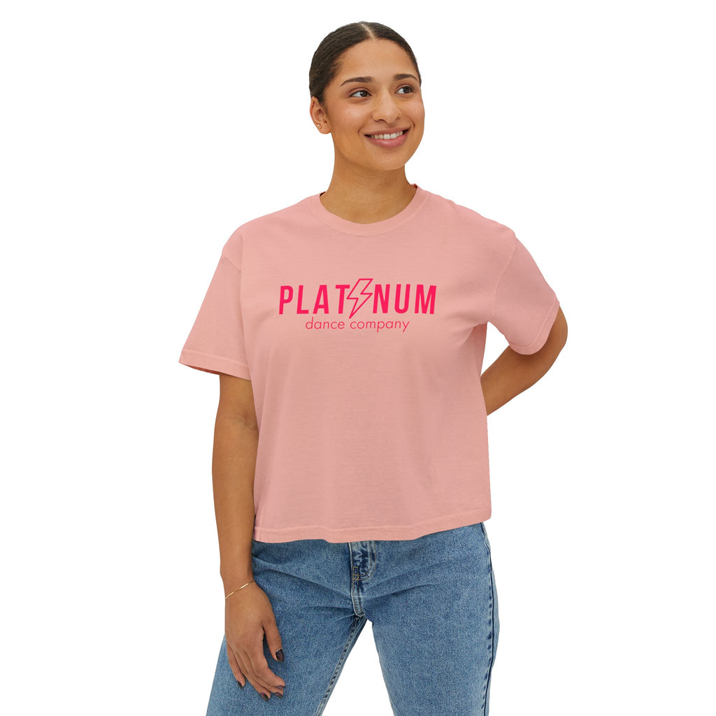 Dance Company Women's Boxy Tee, Graphic Tee for Dancers, Cute Casual Top, Gift for Dance Lovers, Trendy Tee for Any Occasion