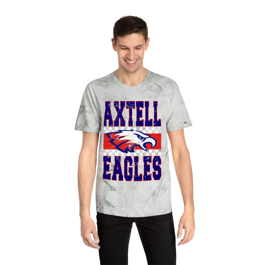 Vibrant School Spirit Tee, Unisex Color Blast T-Shirt, Sports Fan Gear, Eagle Pride Shirt, Team Event Apparel, Gift for Students